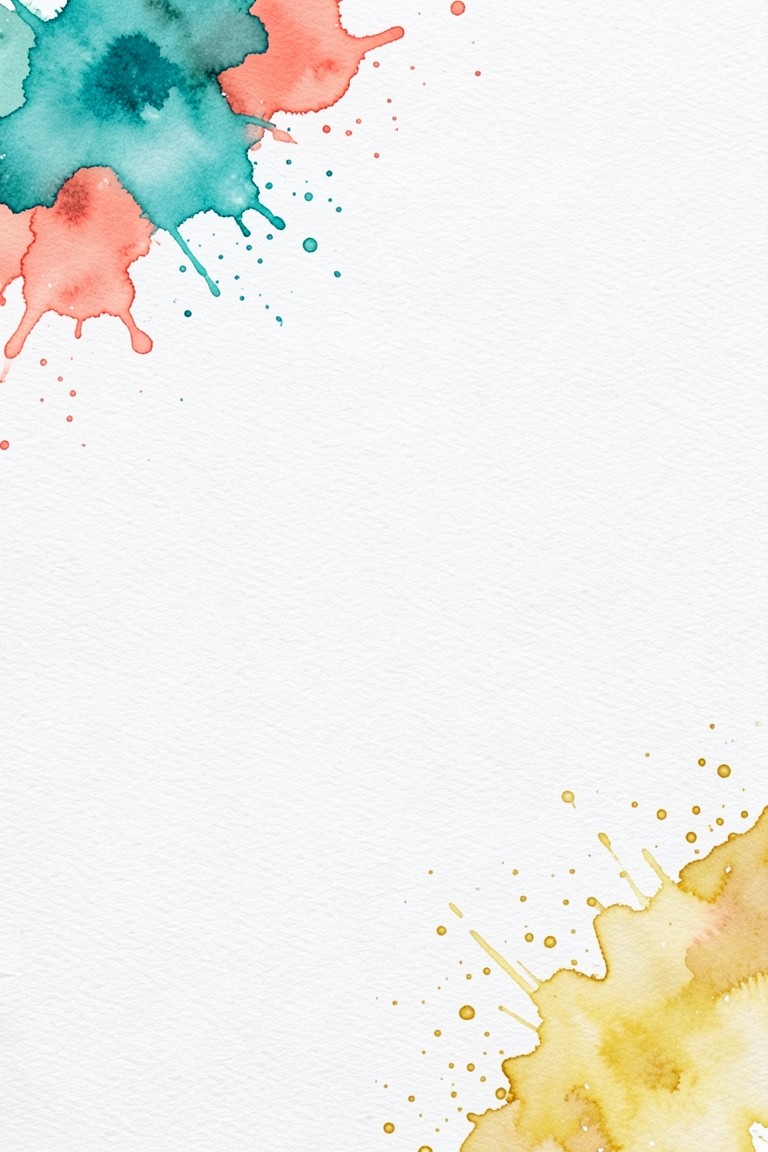 Watercolor Splash workshop invitation template