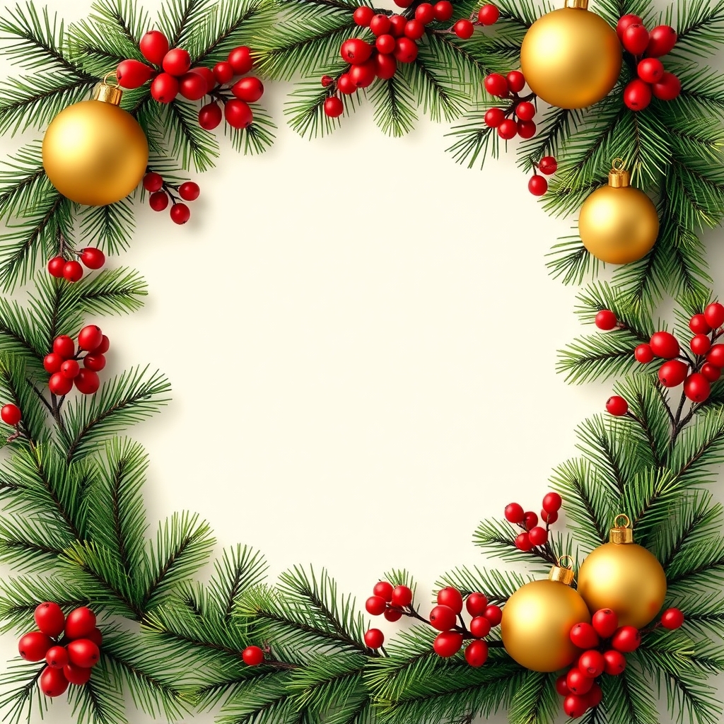Merry holiday invitation template