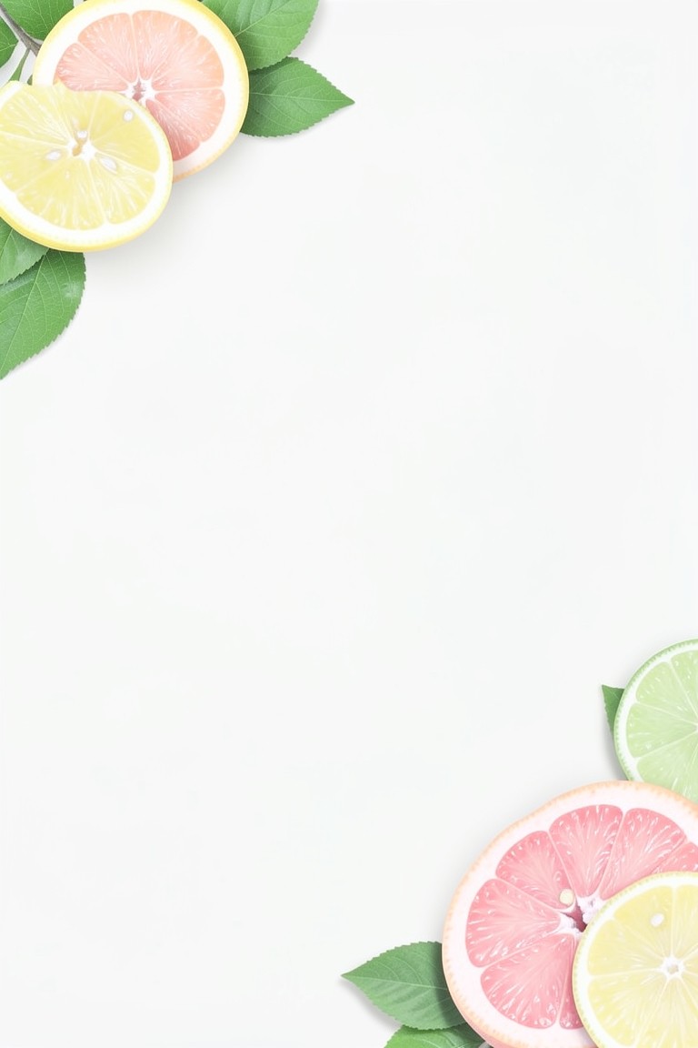 Citrus networking invitation template