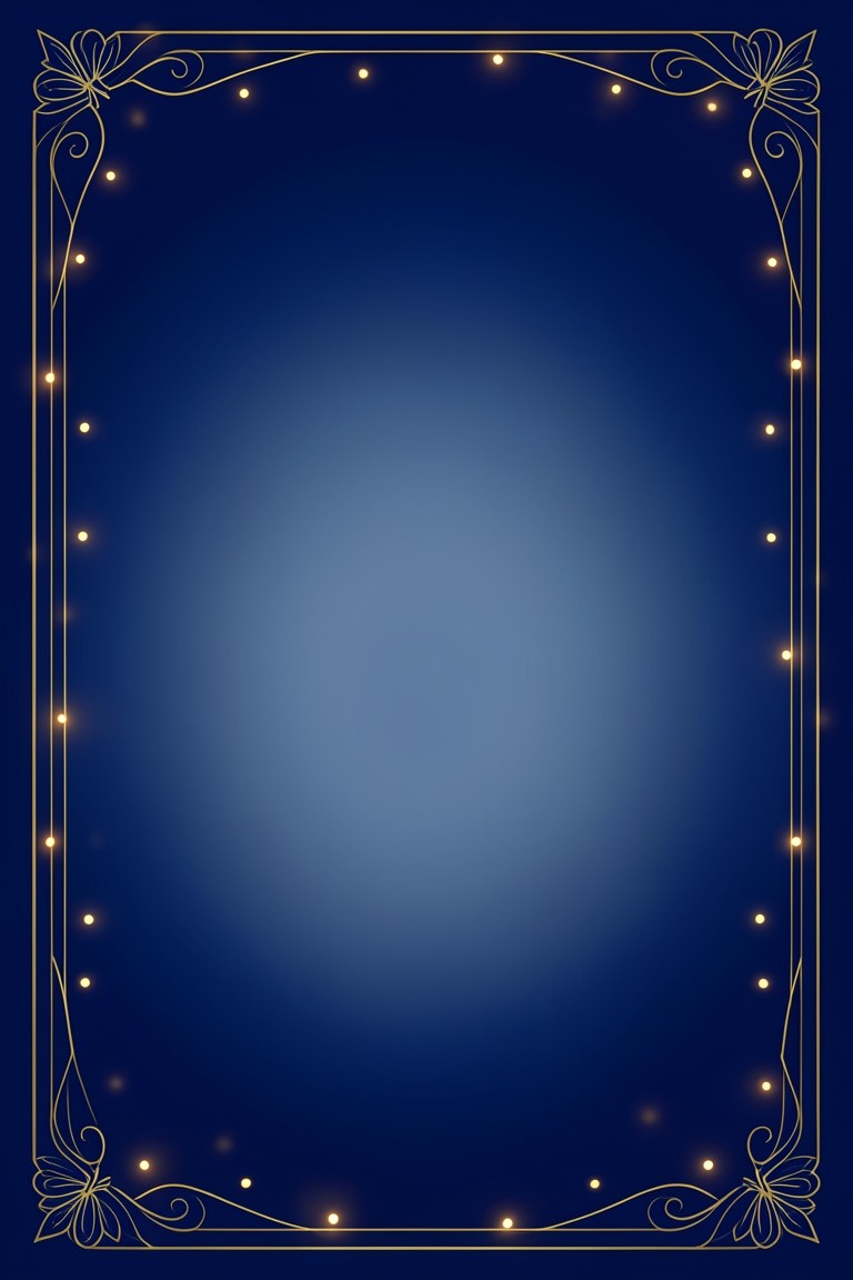 Midnight Lights networking invitation template