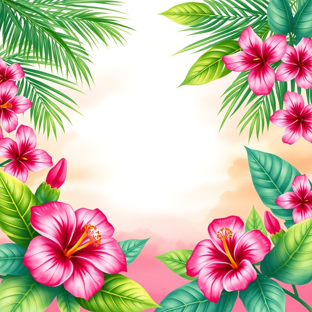 Aloha party invitation template