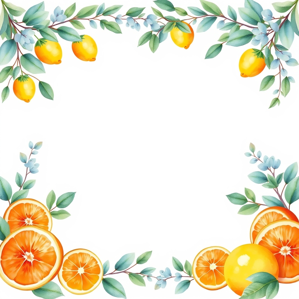 Citrus Grove brunch invitation template