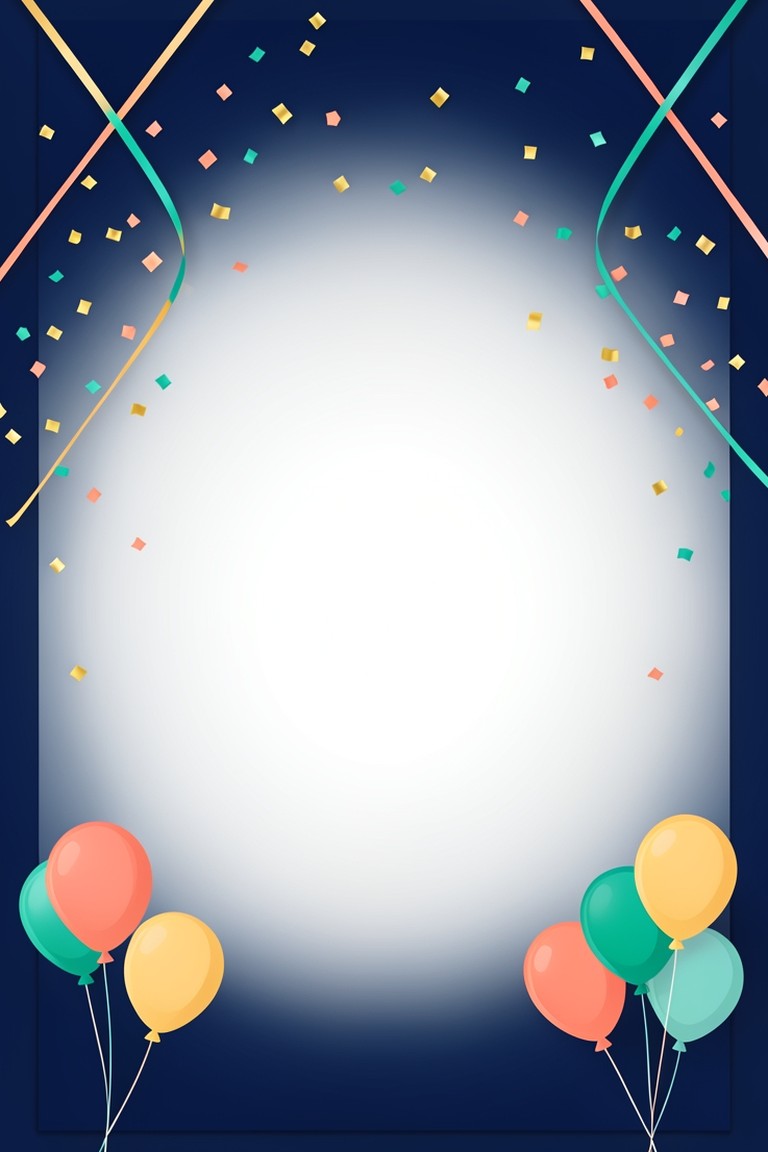 Confetti Pop office party invitation template