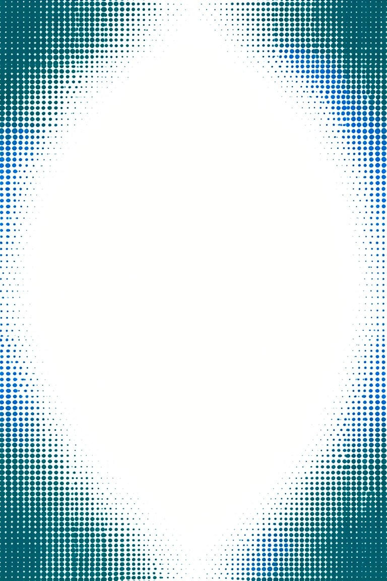 Halftone Teal conference invitation template