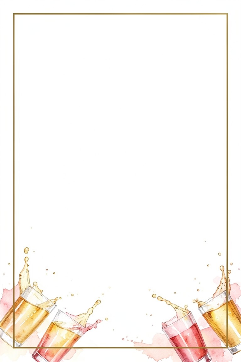 Happy Hour networking invitation template