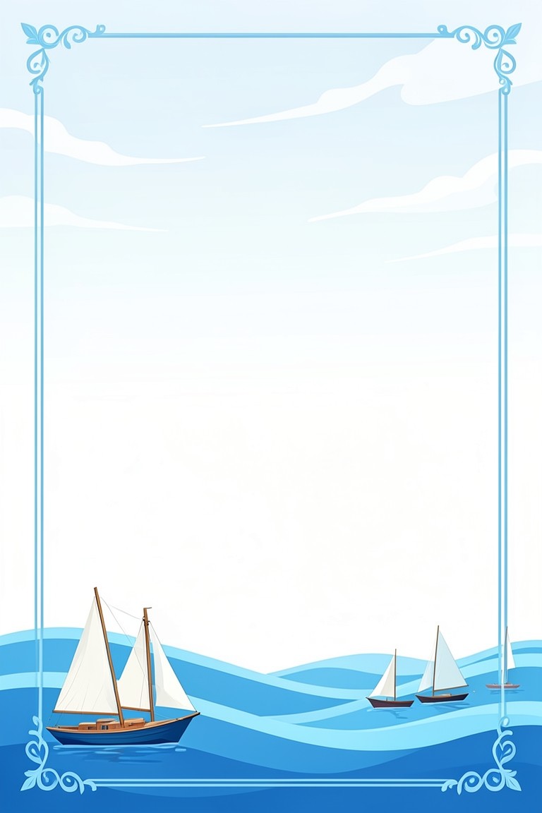 Sail Away team offsite invitation template